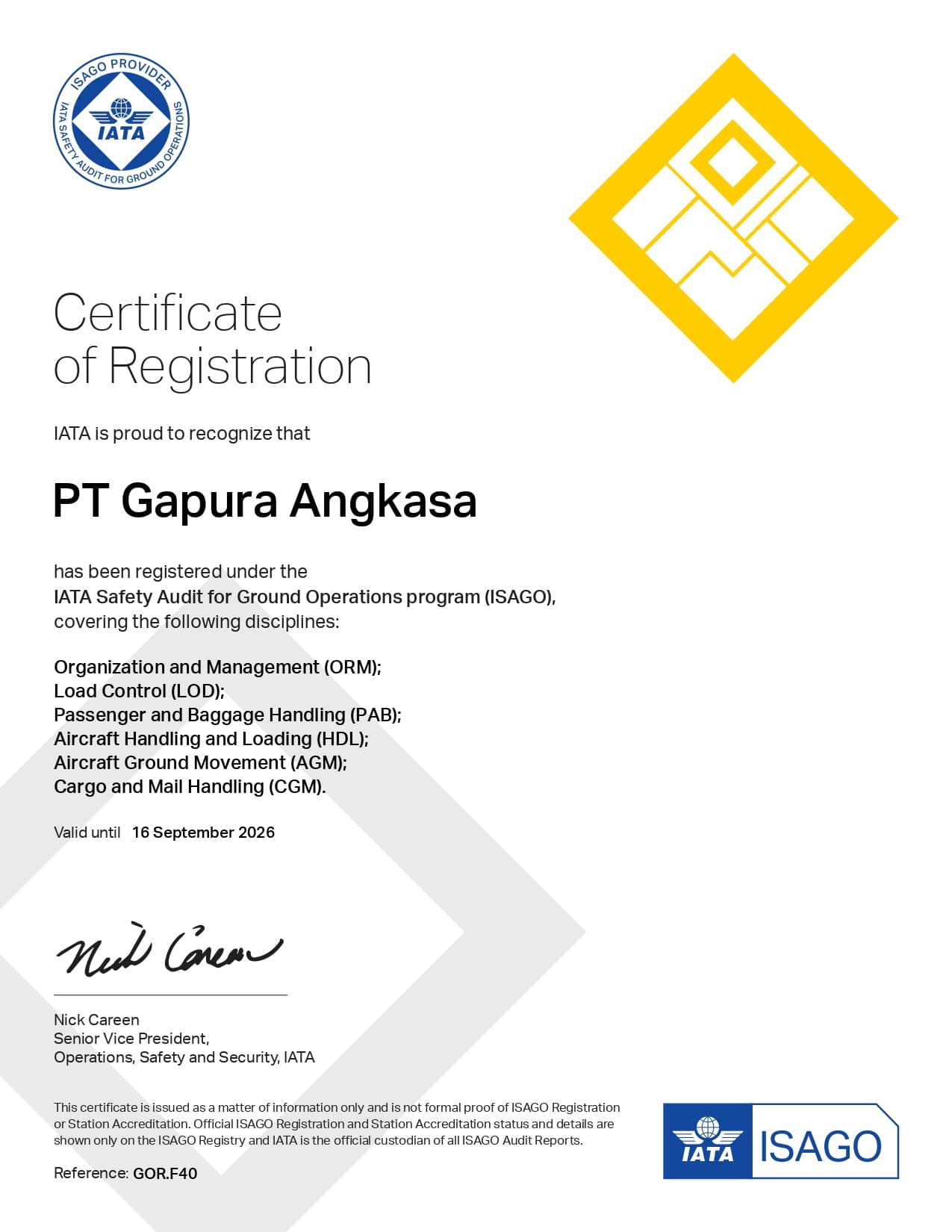 ISAGO PGA MHQ CGK 2024